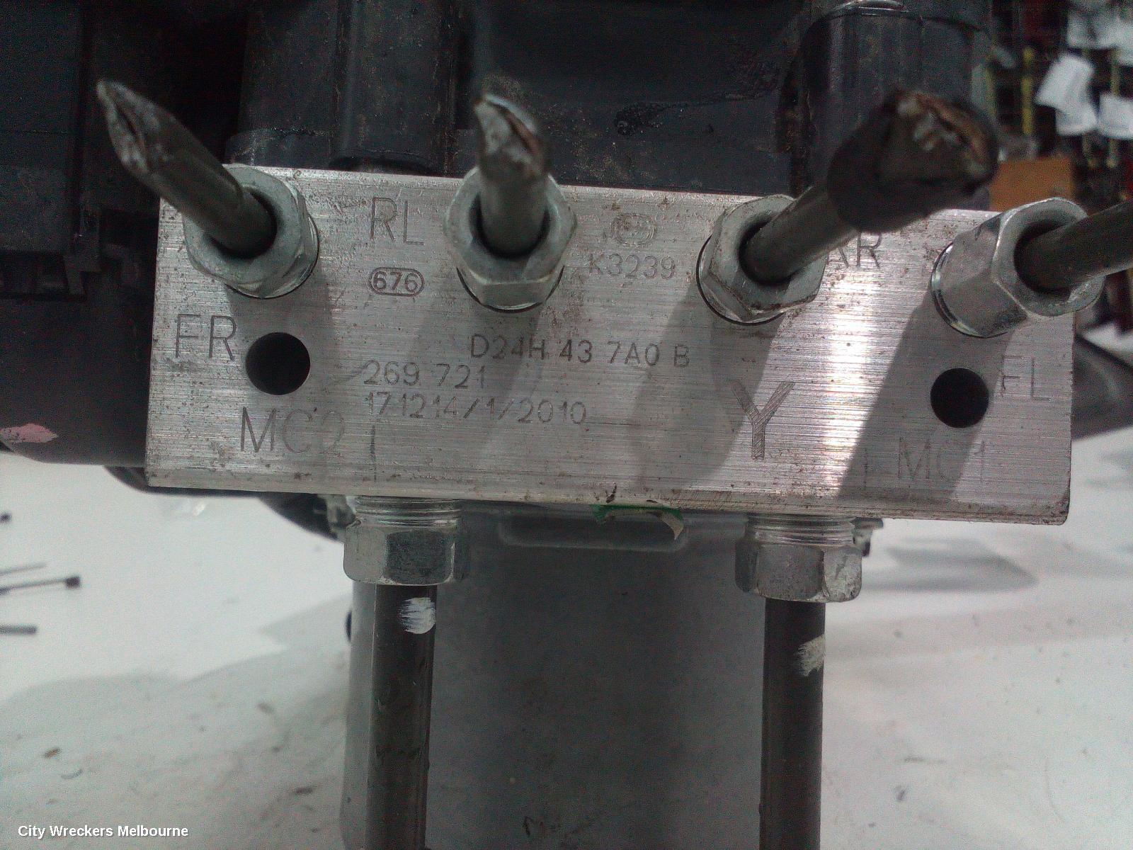 MAZDA CX3 ABS PUMP/MODULATOR, DK, P/N D2Y5437A0B, 03/2015 ONWARDS