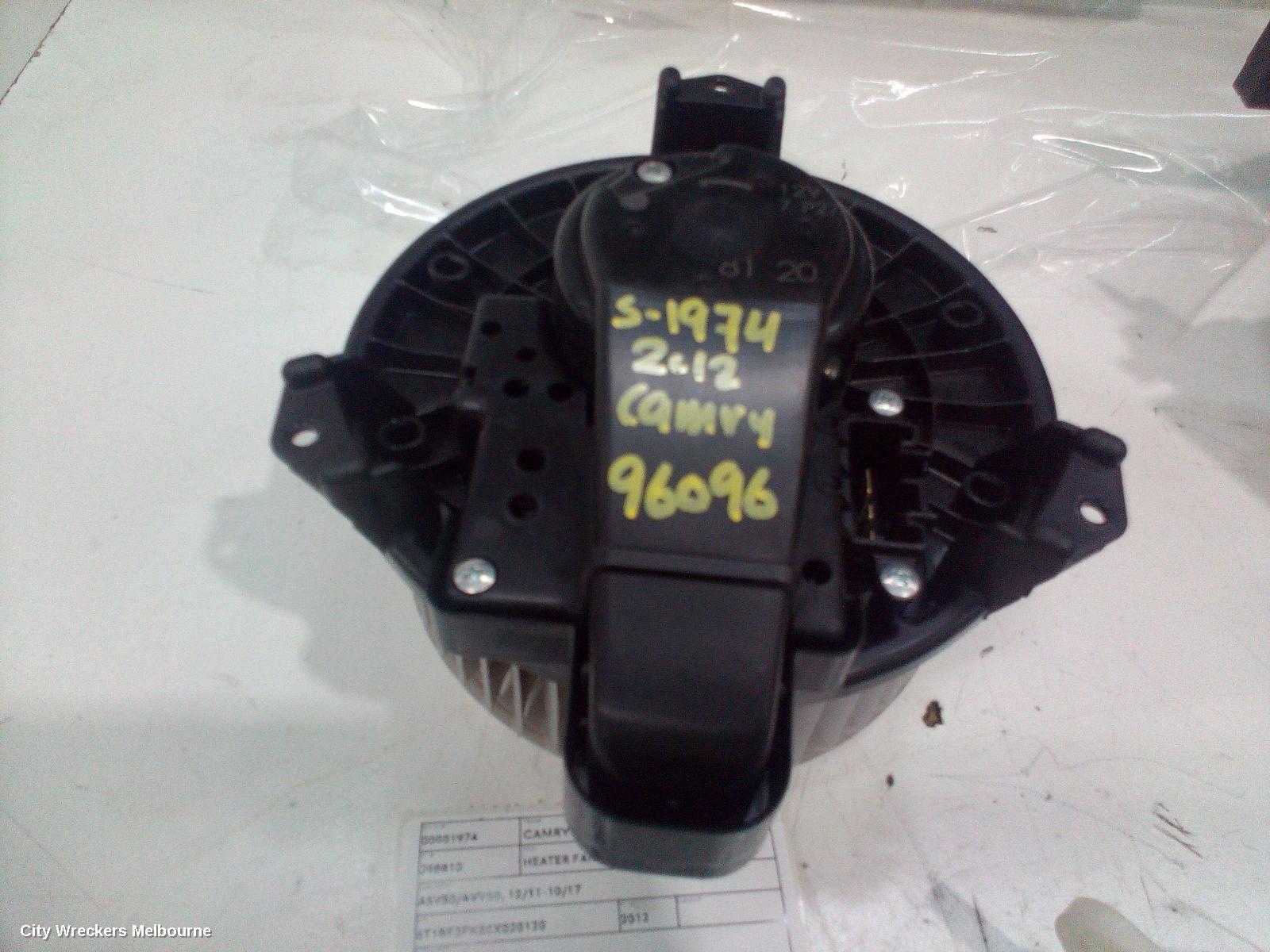 TOYOTA CAMRY HEATER FAN MOTOR, ASV50/AVV50, 12/2011 - 10/2017