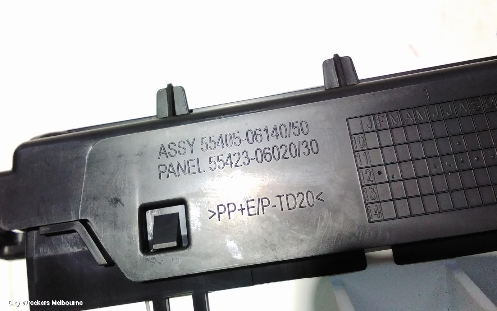TOYOTA CAMRY CLOCK, XV50, 12/2011 - 05/2015