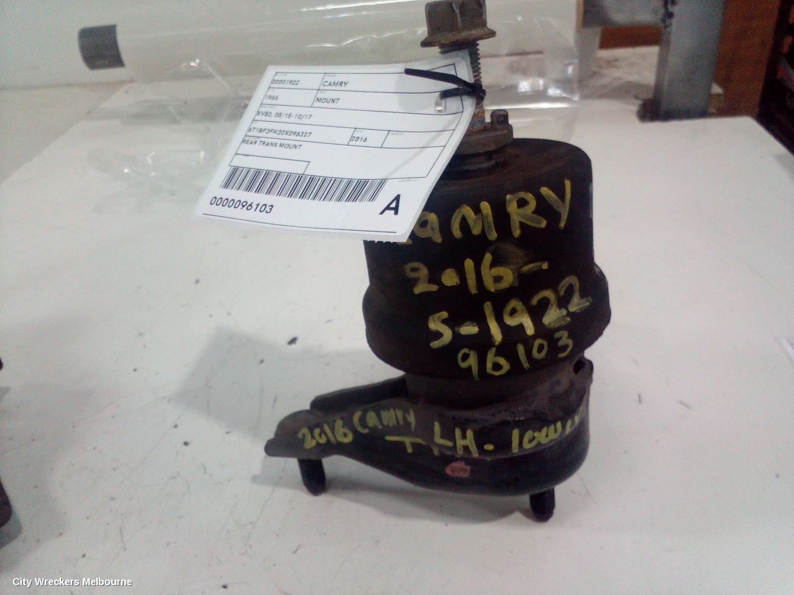 TOYOTA CAMRY MOUNT, XV50, 05/2015 - 10/2017