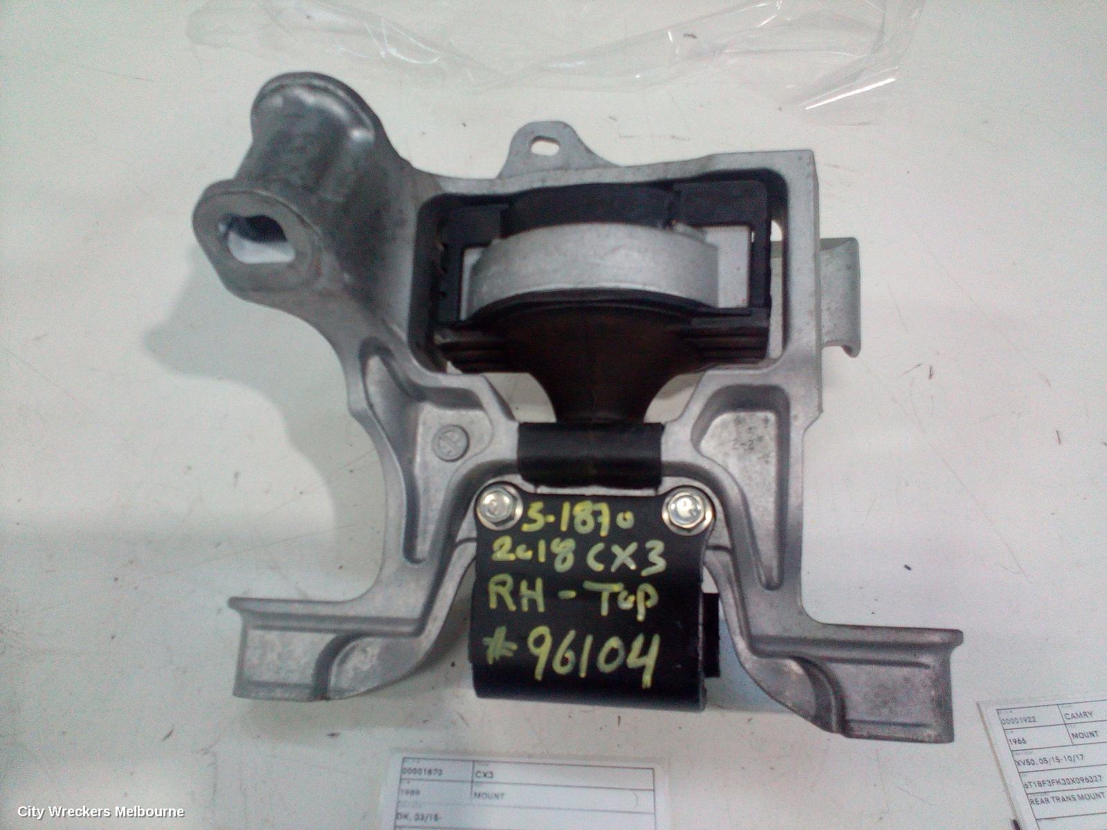 MAZDA CX3 MOUNT, DK, 03/2015 ONWARDS