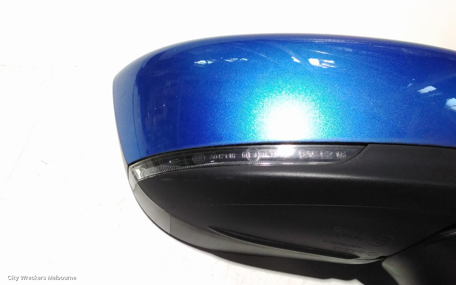 MAZDA 2 RIGHT DOOR MIRROR, DJ/DL, HATCH/SEDAN, POWER FOLD, NON BLIND SPOT TYPE, 01/2017 - 10/2019
