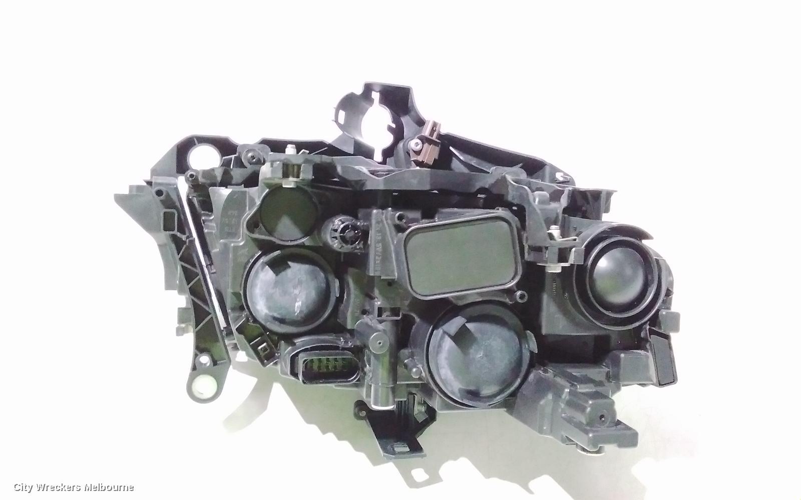 AUDI A4 LEFT HEADLAMP, B8 8K, HALOGEN TYPE, 02/2008 - 06/2012
