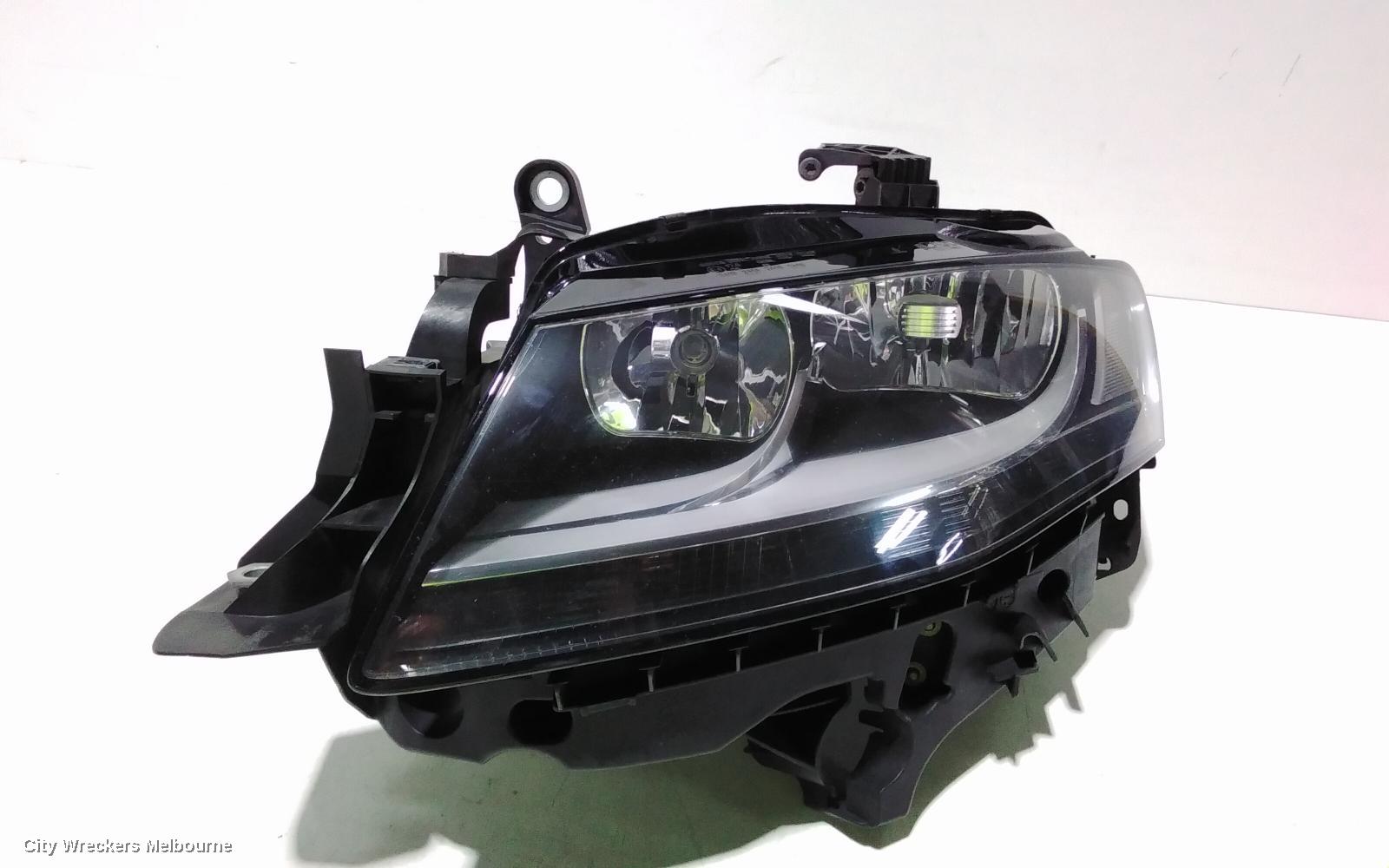 AUDI A4 LEFT HEADLAMP, B8 8K, HALOGEN TYPE, 02/2008 - 06/2012