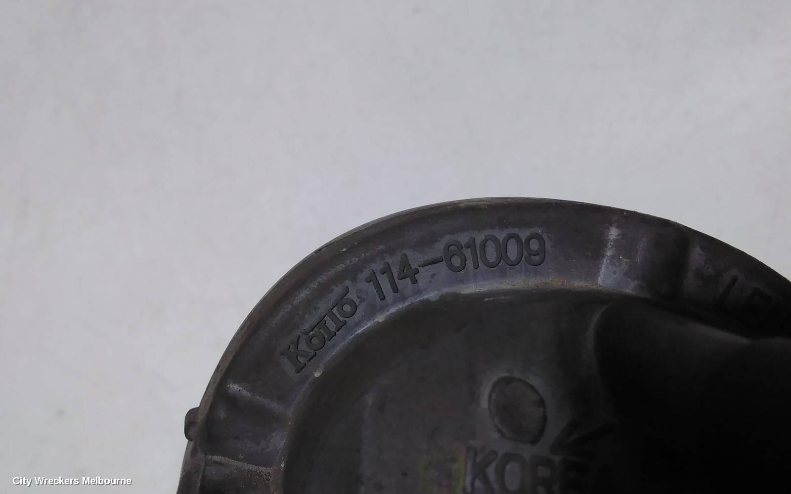 MAZDA 3 RIGHT INDICATOR/FOG/SIDE, BUMPER FOGLAMP, BK, ROUND TYPE, LENS# 114-61009, 10/2003 - 04/2009