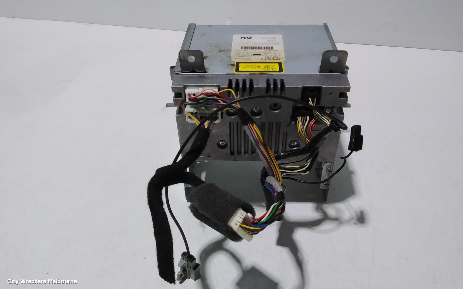 SUBARU TRIBECA RADIO/CD/DVD/SAT/TV, HEAD UNIT ONLY, 6 DISC CD STACKER, B9, 10/2006 - 01/2014