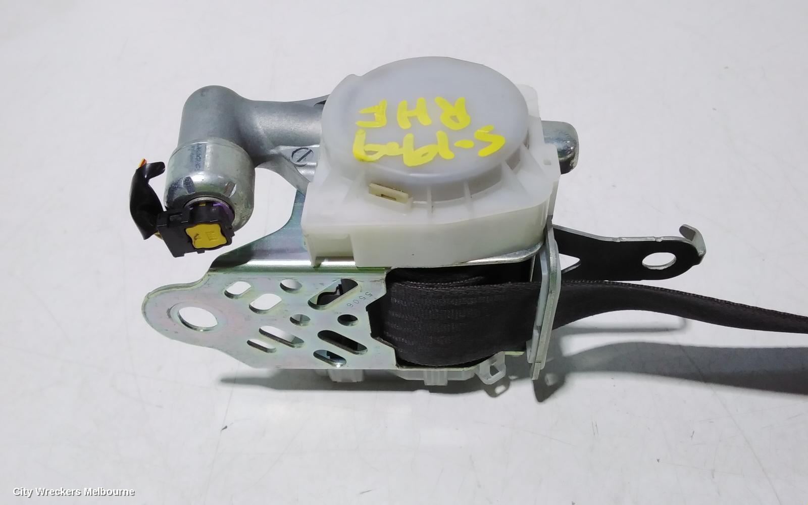 SUBARU TRIBECA SEATBELT/STALK, RH FRONT, SEAT BELT ONLY, B9, 10/2006 - 01/2014