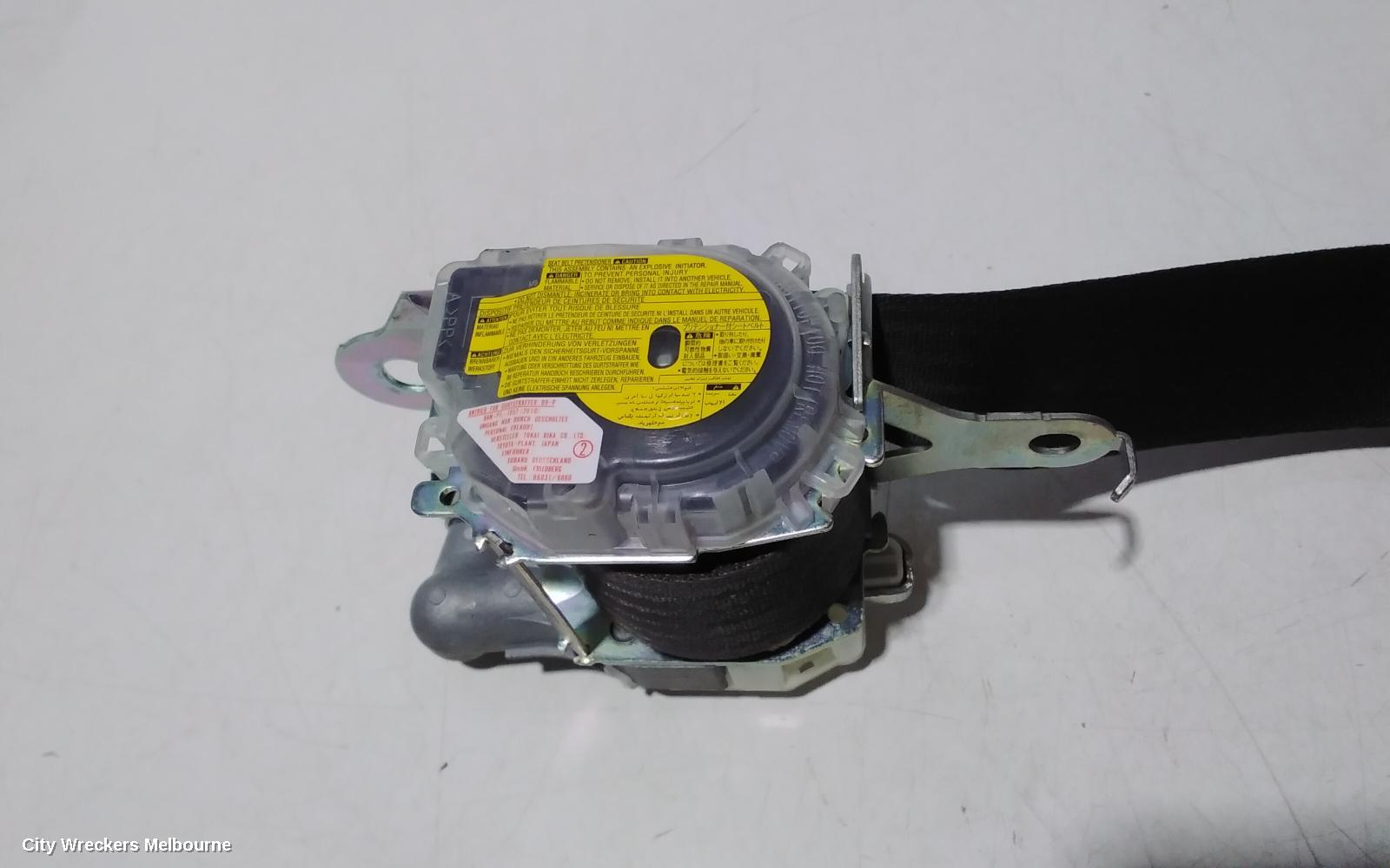 SUBARU TRIBECA SEATBELT/STALK, RH FRONT, SEAT BELT ONLY, B9, 10/2006 - 01/2014