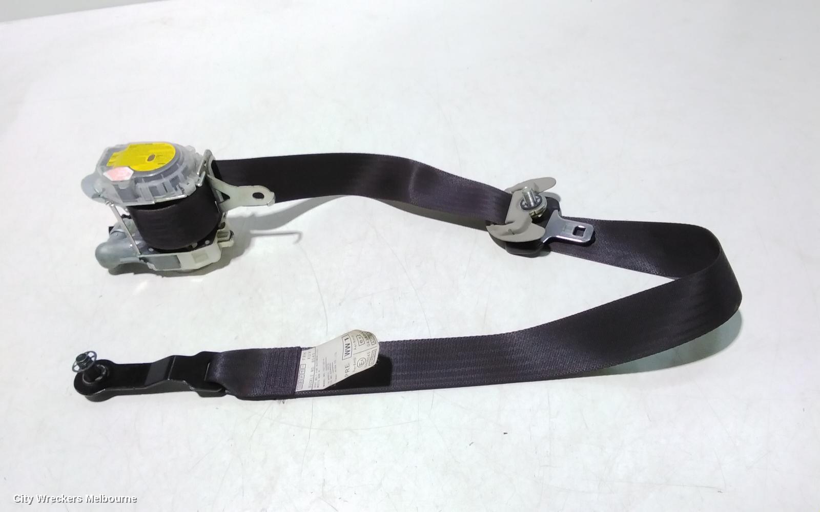 SUBARU TRIBECA SEATBELT/STALK, RH FRONT, SEAT BELT ONLY, B9, 10/2006 - 01/2014