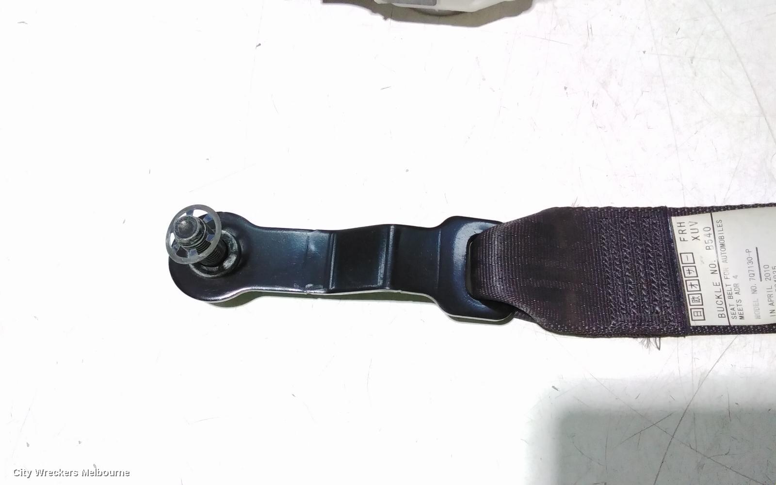 SUBARU TRIBECA SEATBELT/STALK, RH FRONT, SEAT BELT ONLY, B9, 10/2006 - 01/2014