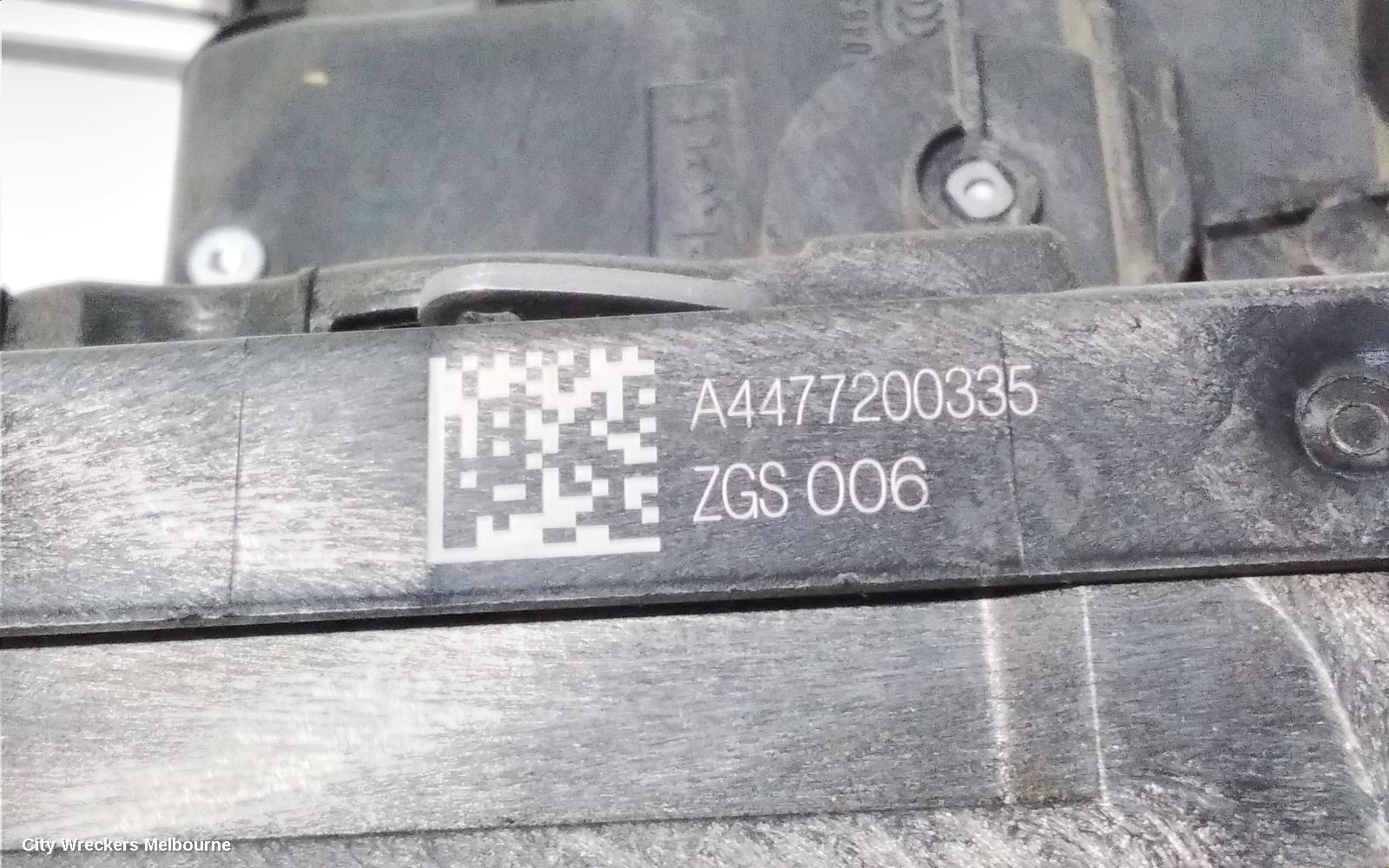MERCEDES VITO DOOR/BOOT/GATE LOCK, RIGHT FRONT DOOR LOCK, 447, 03/2015 ONWARDS