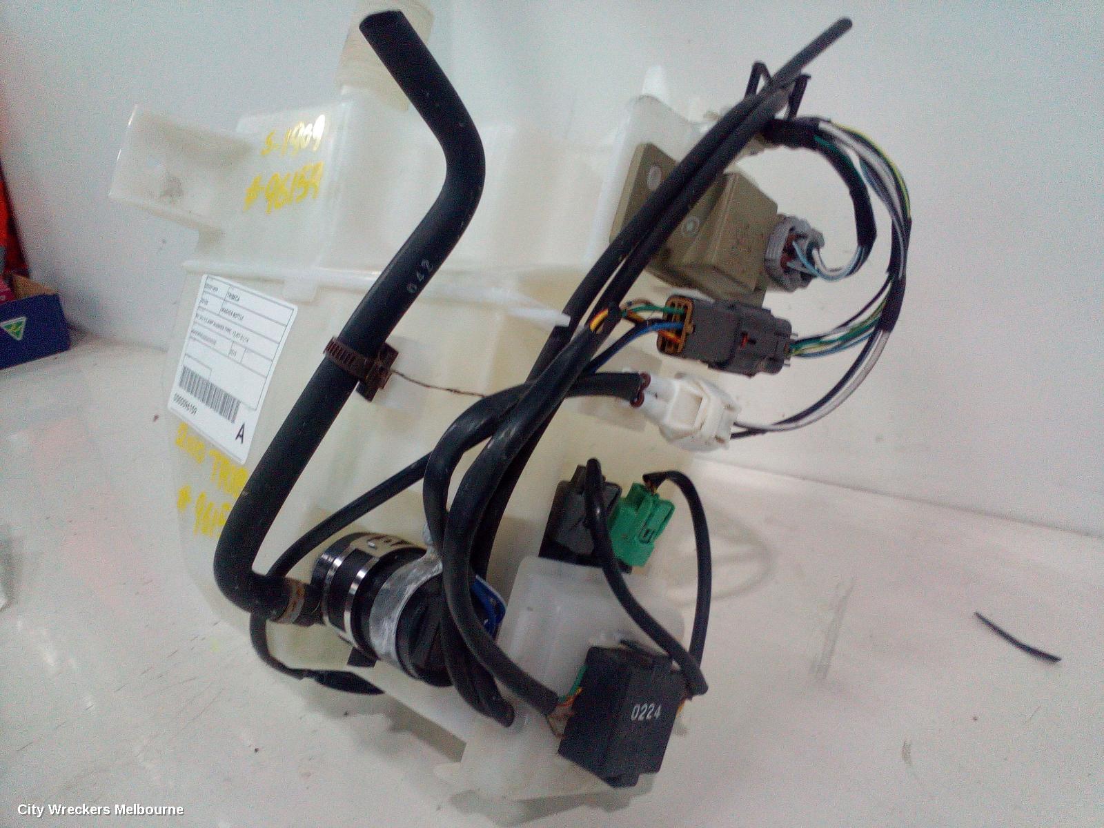 SUBARU TRIBECA WASHER BOTTLE, B9, W/ H/LAMP WASHER TYPE, 12/2007 - 01/2014
