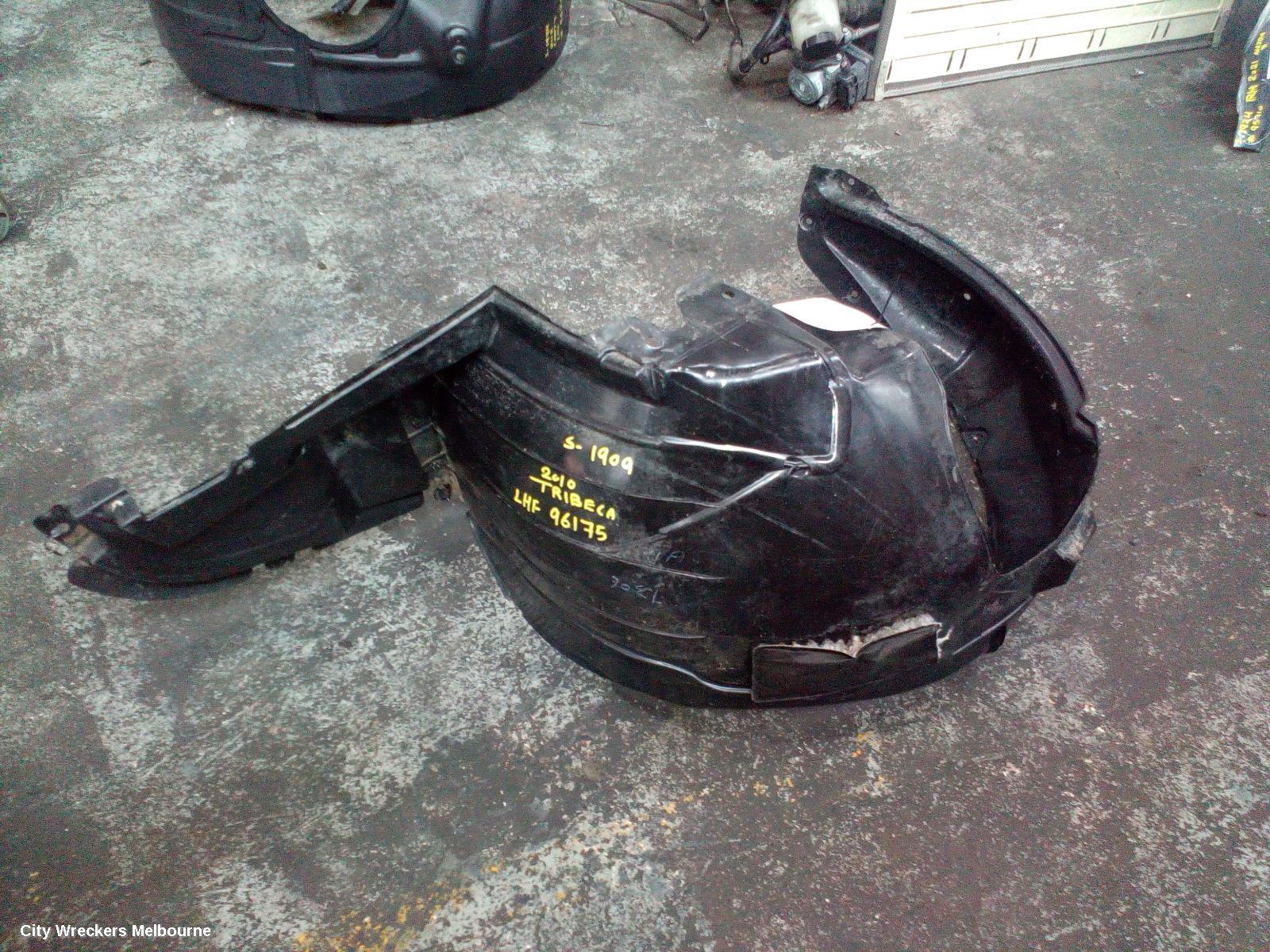 SUBARU TRIBECA LEFT GUARD LINER, B9, 10/2006 - 01/2014