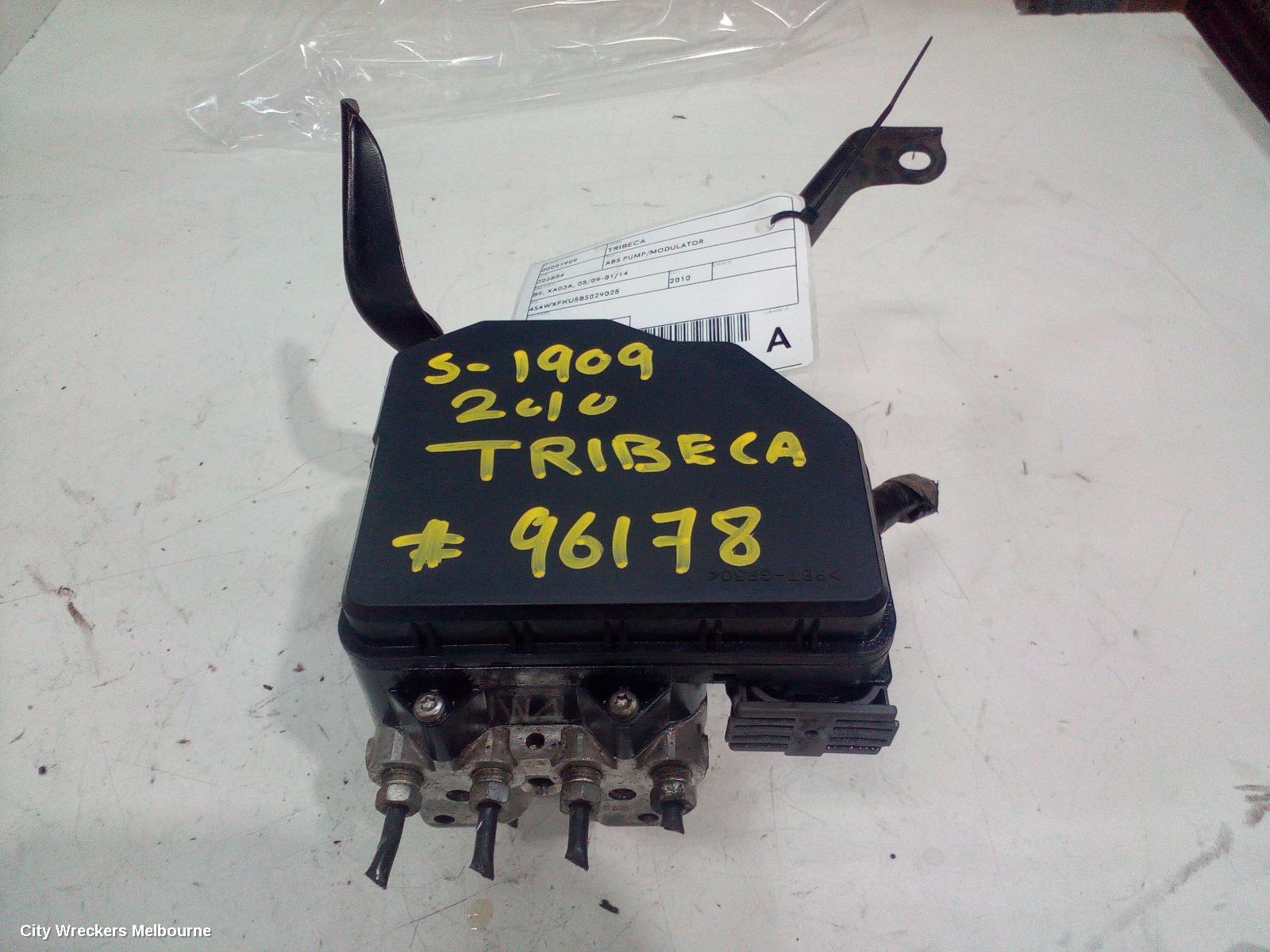 SUBARU TRIBECA ABS PUMP/MODULATOR, B9, XA03A, 05/2009 - 01/2014