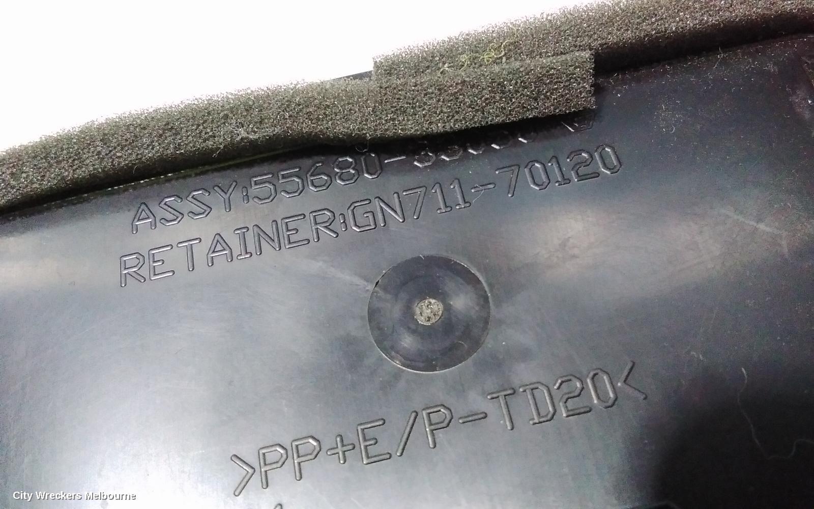 TOYOTA CAMRY, XV70, 09/2017 - 05/2024, PASSENGER AIR VENT: 96184