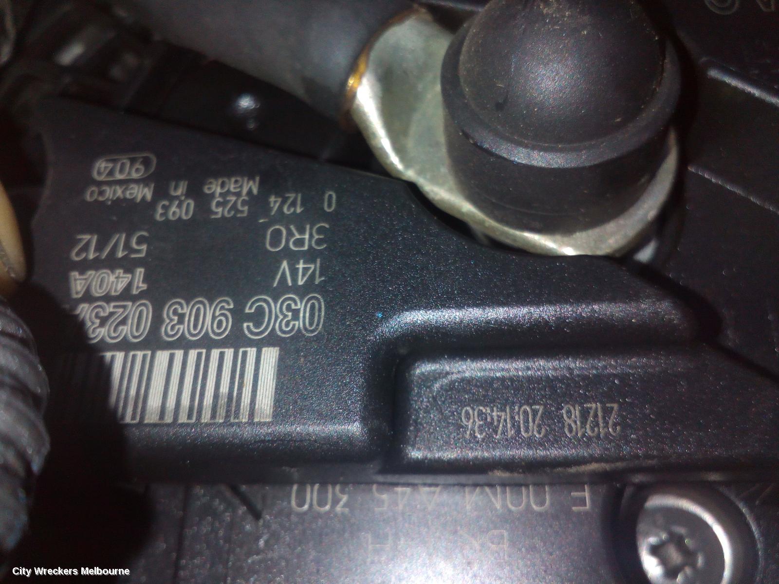 VOLKSWAGEN JETTA ALTERNATOR, PETROL, 1.4, BOSCH P/N 03C903023A, 1B, 02/2011 - 12/2017