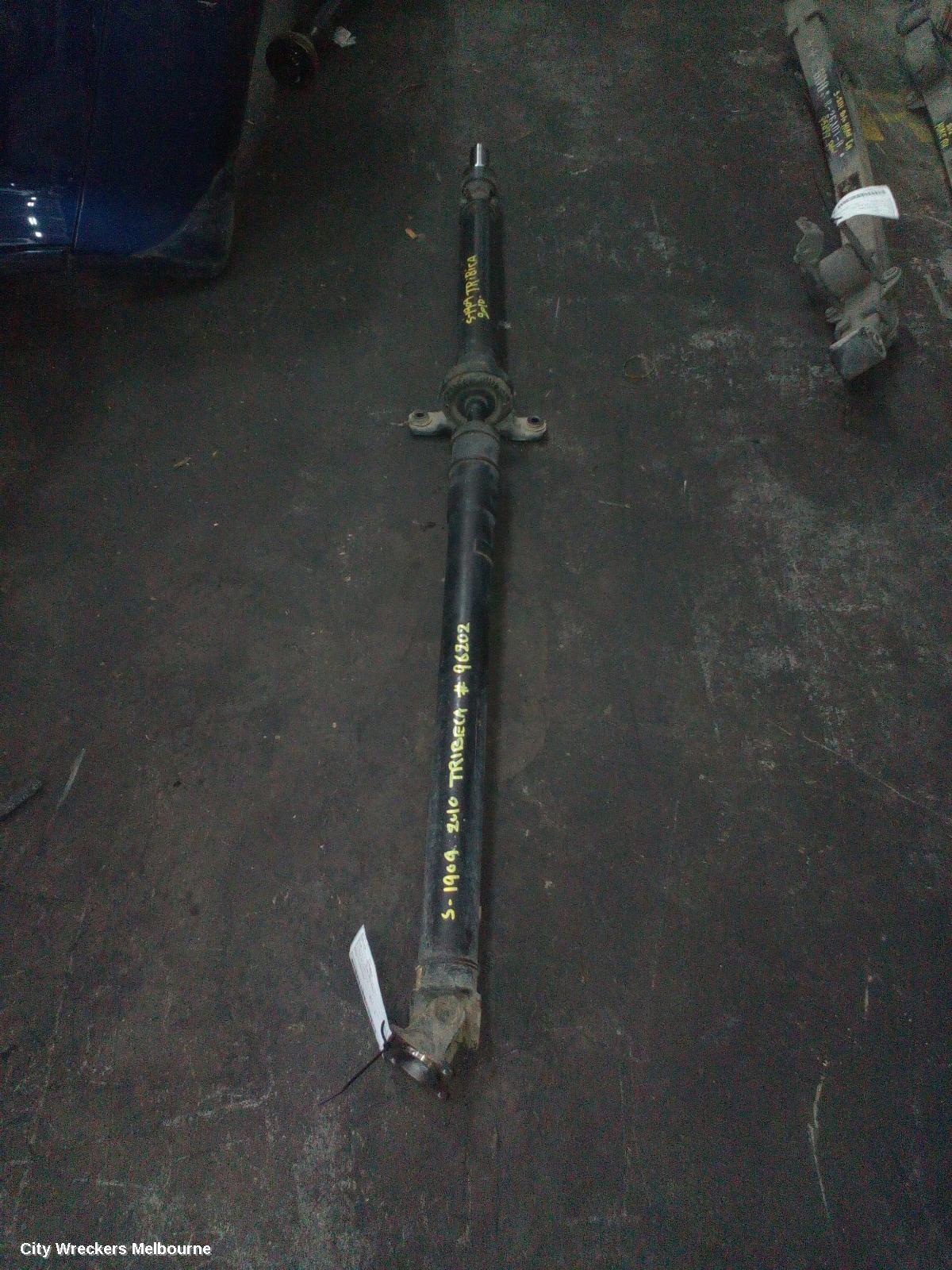 SUBARU TRIBECA REAR DRIVE SHAFT, 3.6, EZ36, B9, 12/2007 - 01/2014