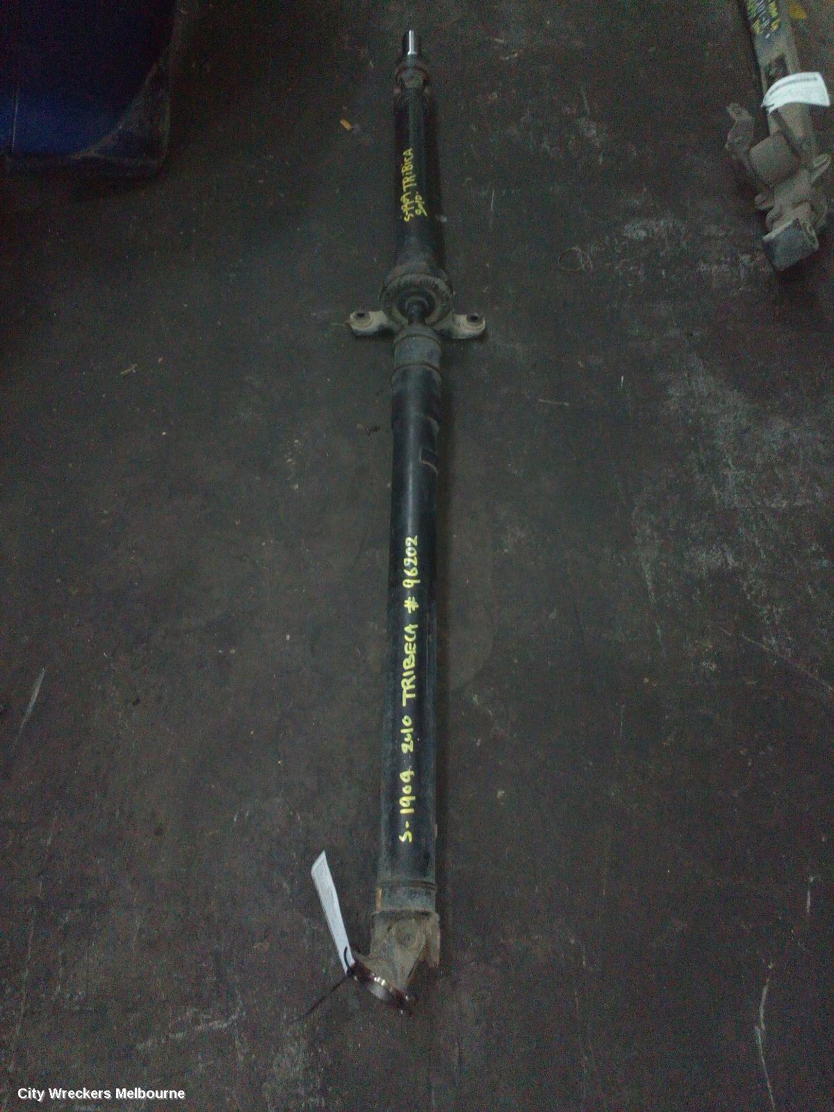 SUBARU TRIBECA REAR DRIVE SHAFT, 3.6, EZ36, B9, 12/2007 - 01/2014