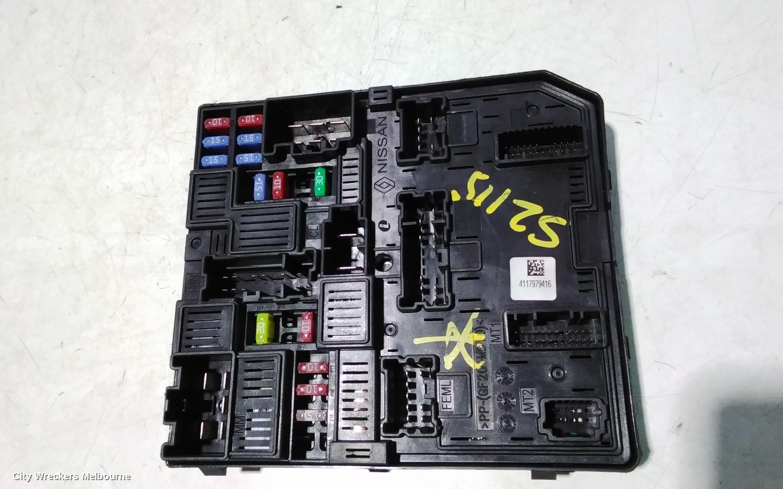NISSAN XTRAIL FUSE BOX, ENGINE BAY, PETROL, T32, 02/2014 ONWARDS