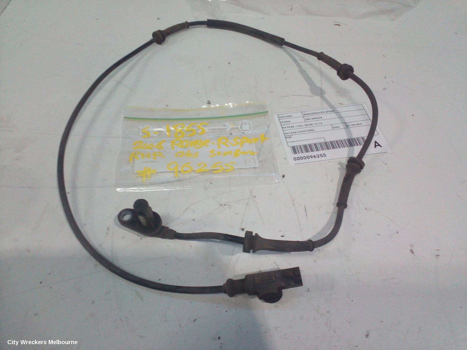 LAND ROVER RANGEROVER SPORT ABS SENSOR, RH REAR, L320, 08/2005 - 12/2013