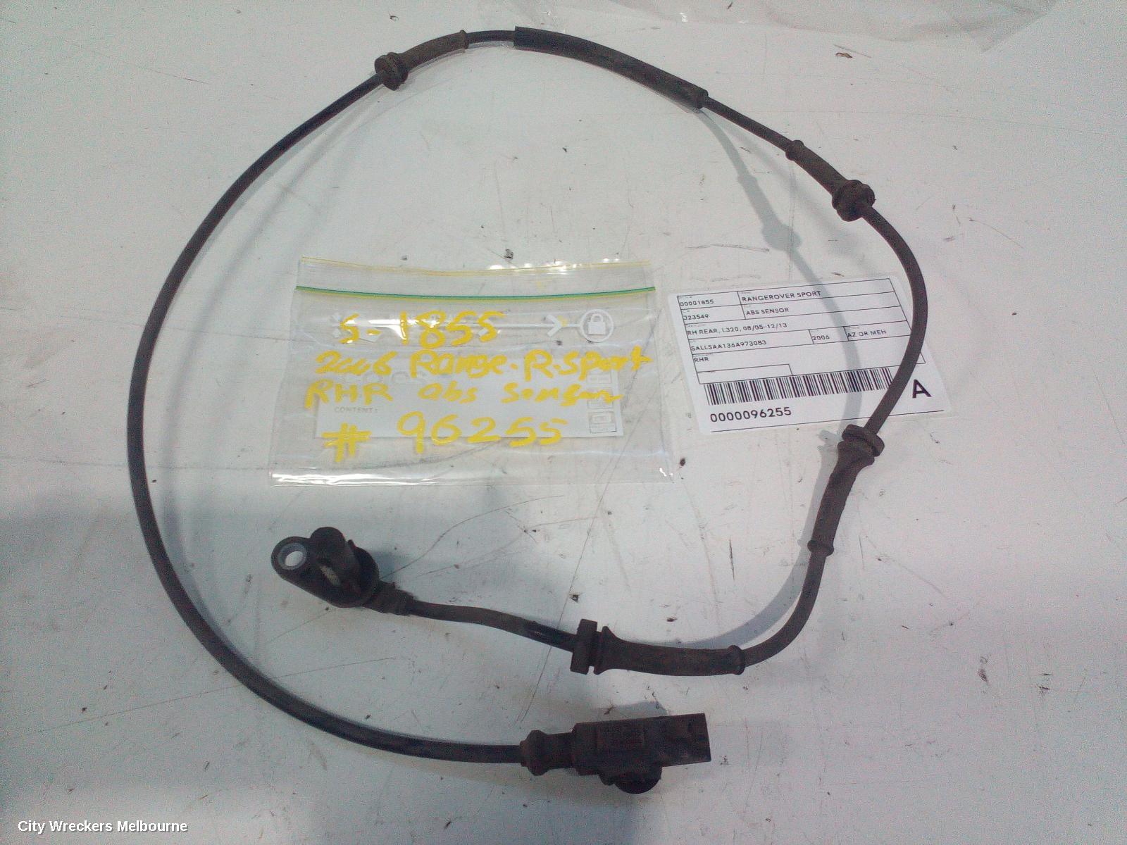 LAND ROVER RANGEROVER SPORT ABS SENSOR, RH REAR, L320, 08/2005 - 12/2013