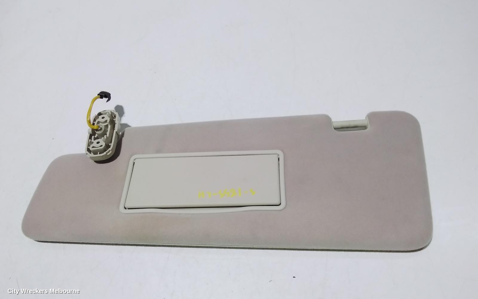 LAND ROVER RANGEROVER SPORT SUNVISOR, L320, LH SIDE, 08/2005 - 12/2013