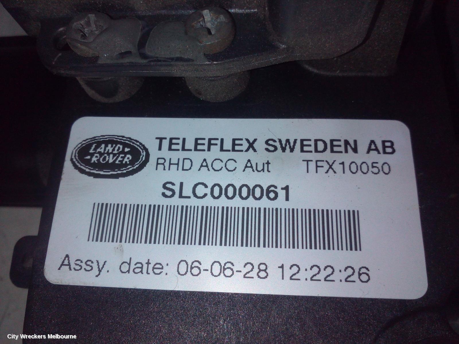 LAND ROVER RANGEROVER SPORT PEDAL ASSEMBLY, L320, 08/2005 - 12/2013