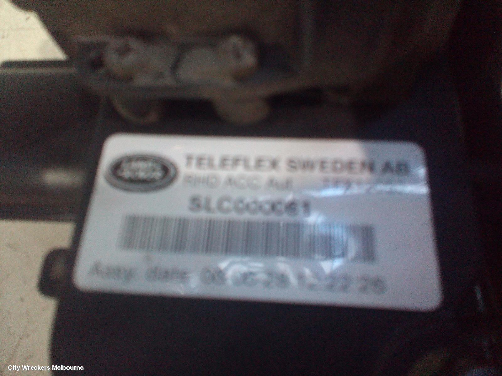 LAND ROVER RANGEROVER SPORT PEDAL ASSEMBLY, L320, 08/2005 - 12/2013