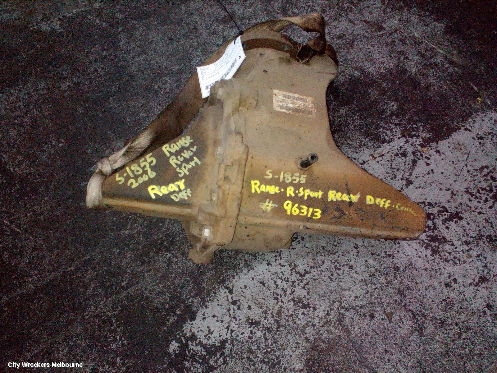 LAND ROVER RANGEROVER SPORT DIFFERENTIAL CENTRE, REAR, 2.7, AUTO T/M, DIESEL, L320, 3.54 RATIO, 08/2005 - 05/2013