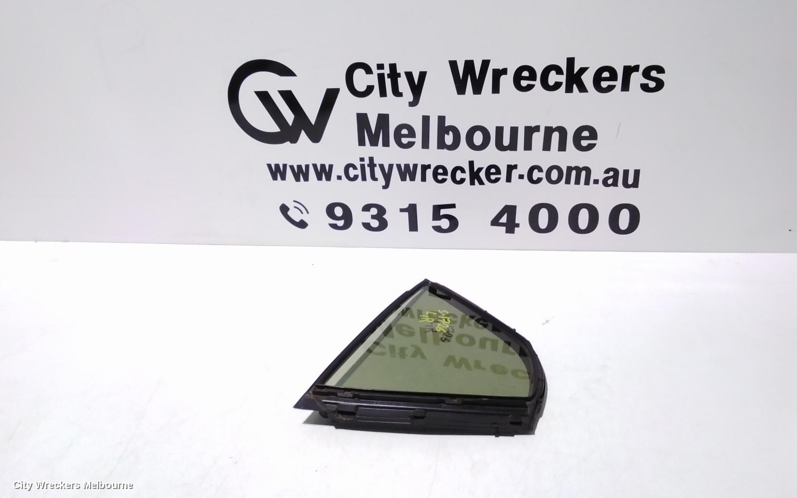 TOYOTA CAMRY LEFT REAR 1/4 DOOR GLASS, XV70, 09/2017 - 05/2024