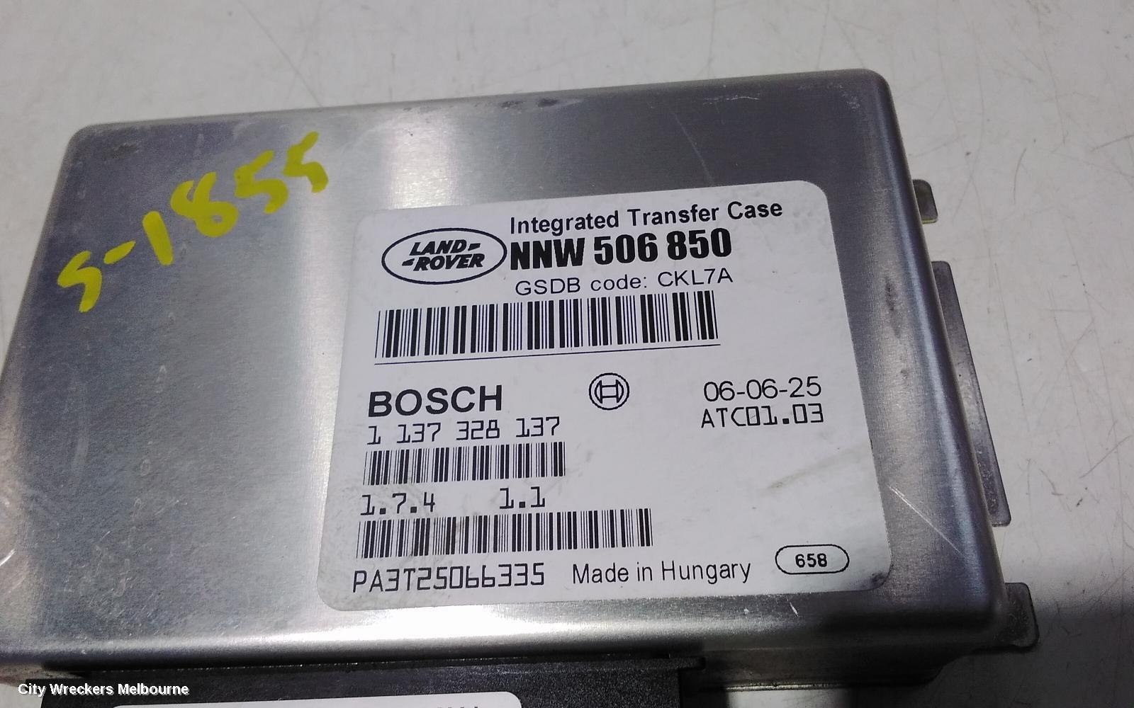 LAND ROVER RANGEROVER SPORT ECU, TRANSFER CASE ECU, L320, 08/2005 - 05/2013