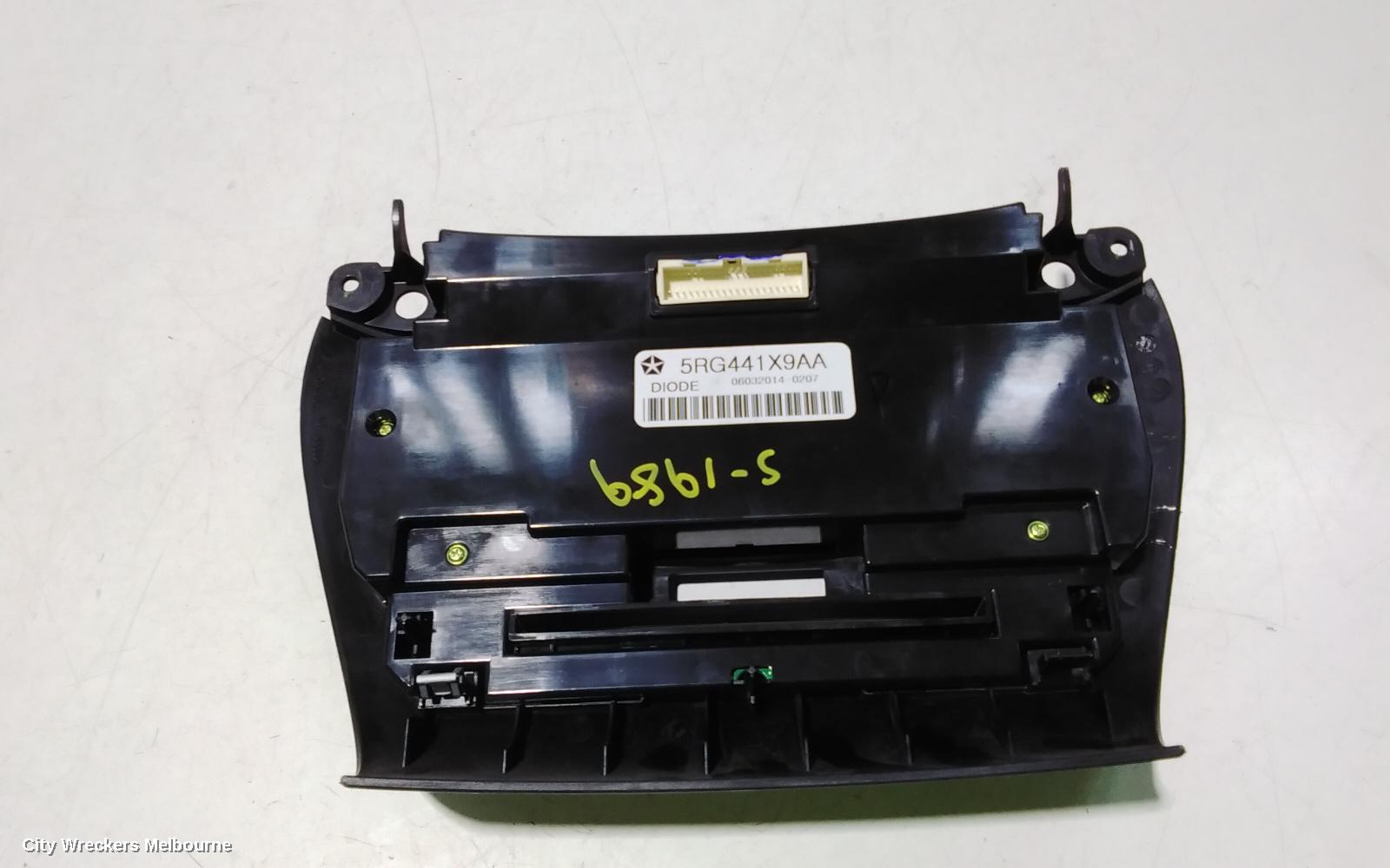 FIAT FREEMONT HEATER/AC CONTROLS, DASH MOUNTED CONTROL TYPE, JF, 04/2013 - 01/2017