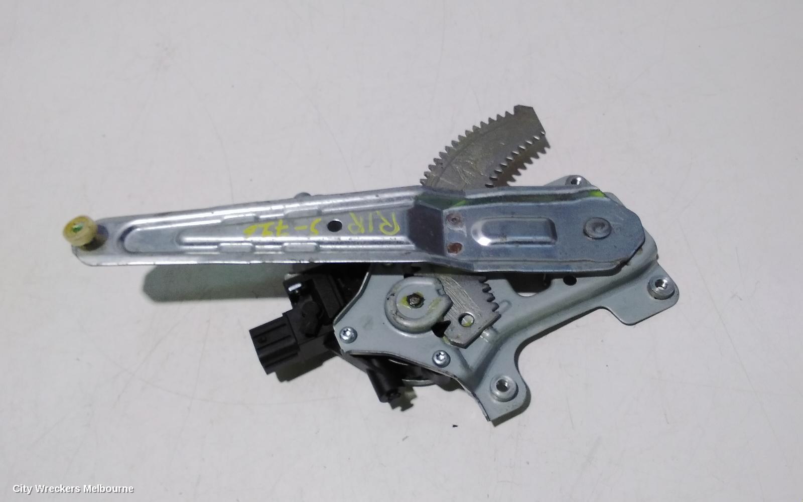 SUBARU XV RIGHT REAR WND REG/MOTOR, POWER, G4X, 08/2011 - 04/2017