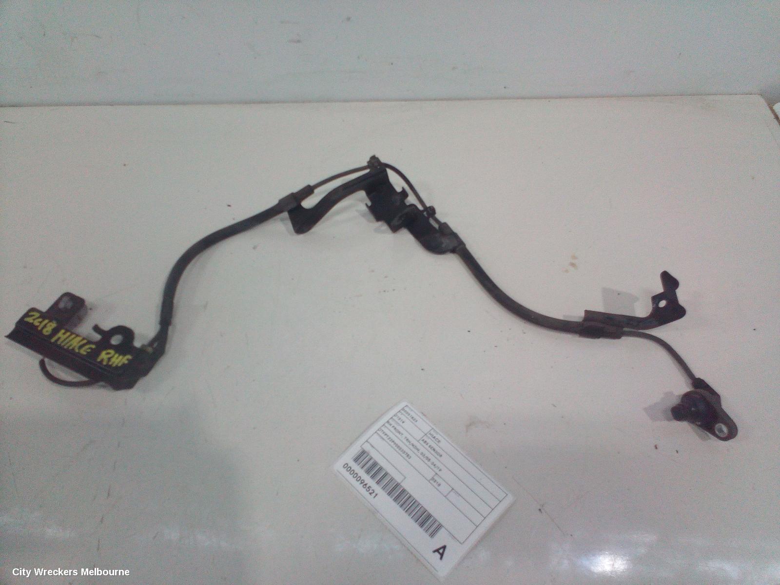 TOYOTA HIACE ABS SENSOR, RH FRONT, W/ LOOM TYPE, TRH/KDH, 03/2005 - 04/2019
