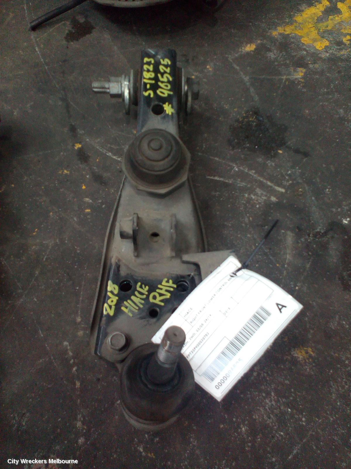 TOYOTA HIACE RIGHT FRONT LOWER CONTROL ARM, TRH/KDH, 2WD, 03/2005 - 04/2019
