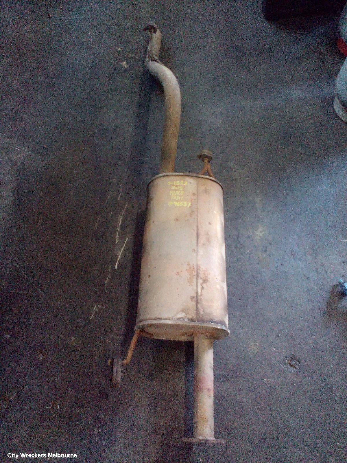 TOYOTA HIACE EXHAUST SYSTEM, TRH/KDH 03/2005 - 04/2019