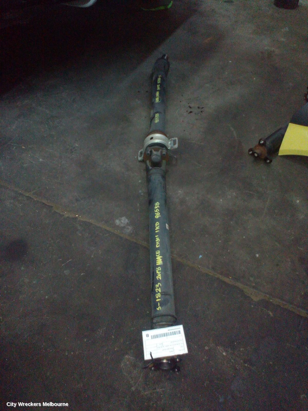 TOYOTA HIACE REAR DRIVE SHAFT, KDH, SLWB, AUTO T/M, DIESEL, 03/2005 - 04/2019