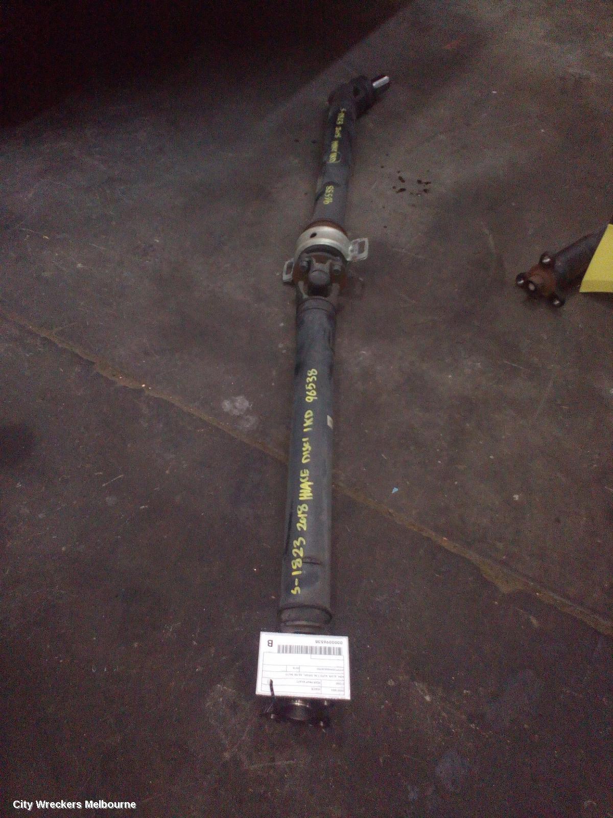TOYOTA HIACE REAR DRIVE SHAFT, KDH, SLWB, AUTO T/M, DIESEL, 03/2005 - 04/2019