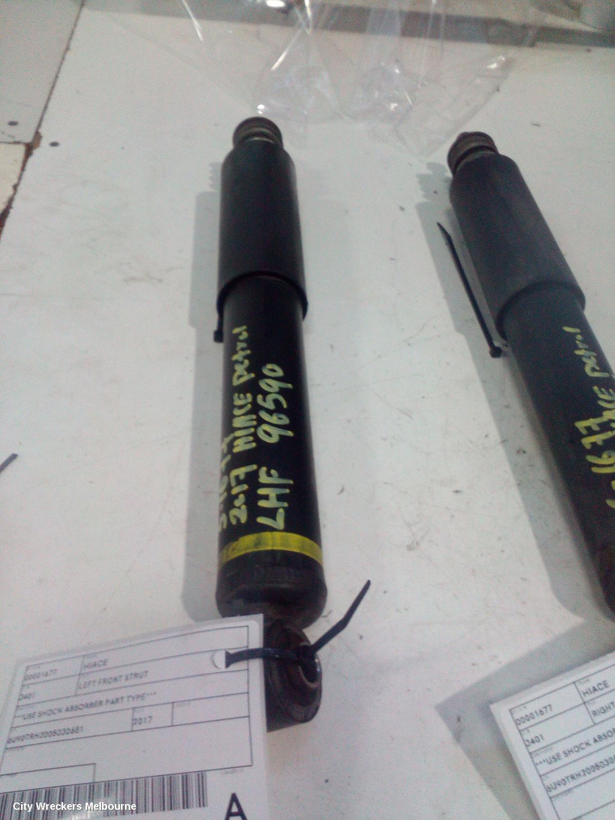 TOYOTA HIACE LEFT FRONT STRUT, ***USE SHOCK ABSORBER PART TYPE***