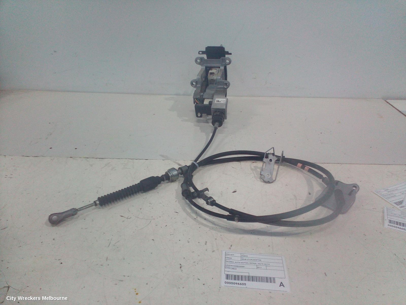 TOYOTA HIACE GEAR STICK/SHIFTER, TRH/KDH, AUTO SHIFTER, PETROL, 03/2015 - 04/2019