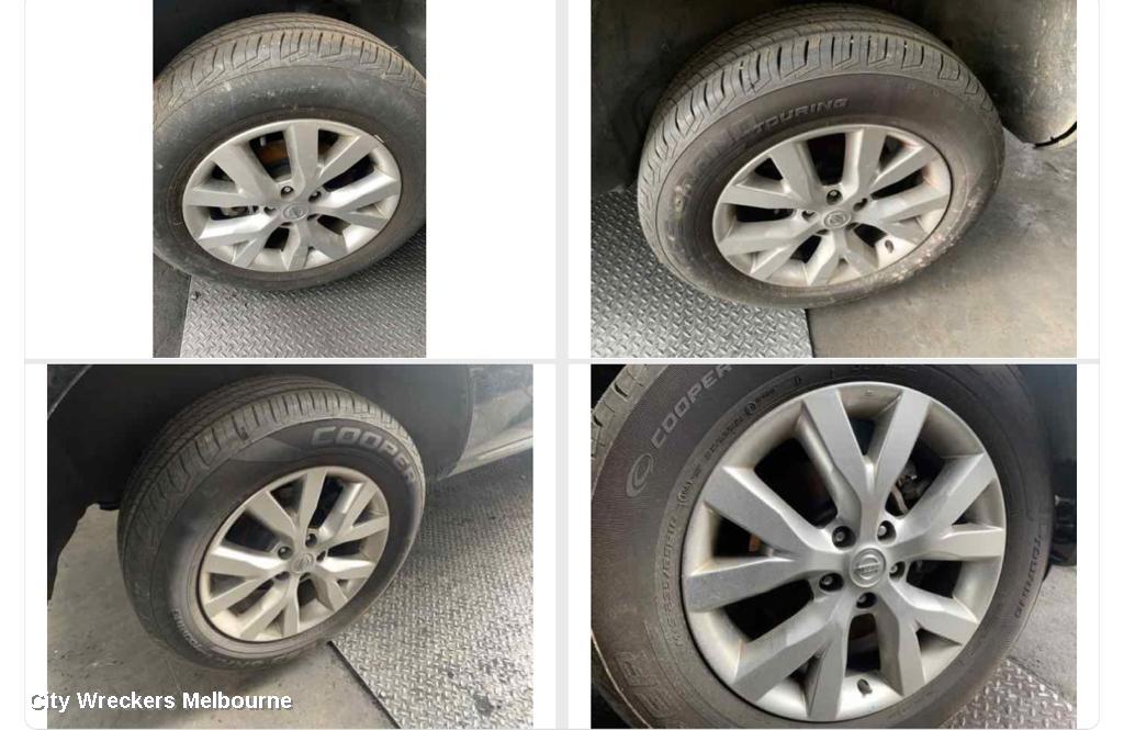 NISSAN MURANO WHEEL MAG, FACTORY, 18X7.5IN, Z51, 12/2008 - 12/2014