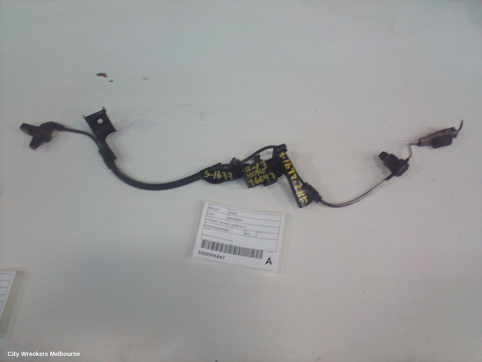 TOYOTA HIACE ABS SENSOR, LH FRONT, W/ LOOM TYPE, TRH/KDH, 03/2005 - 04/2019