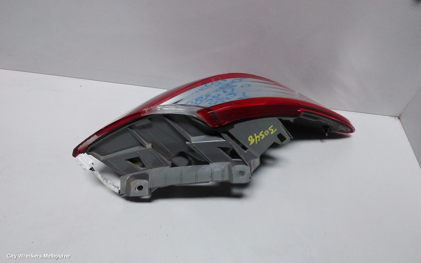 NISSAN MURANO LEFT TAILLIGHT, Z51, 09/2011 - 12/2014