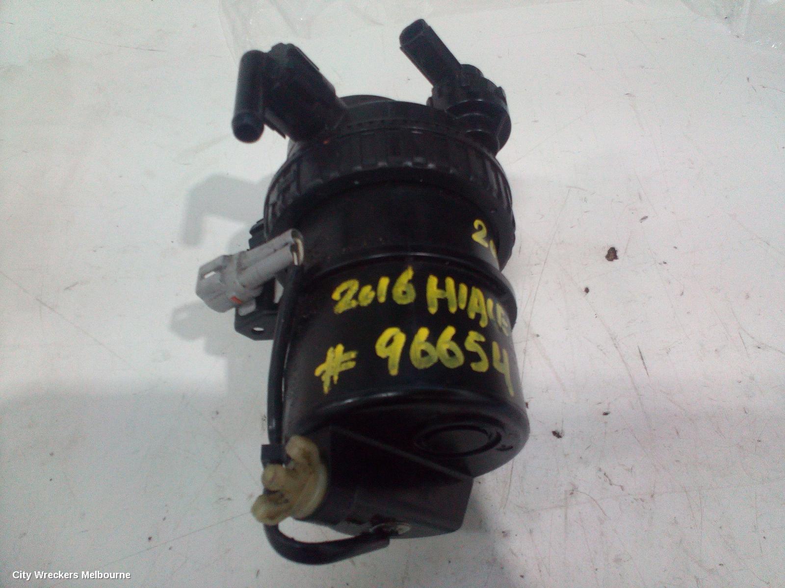 TOYOTA HIACE FUEL FILTER HOUSING, TRH/KDH 03/2005 - 04/2019