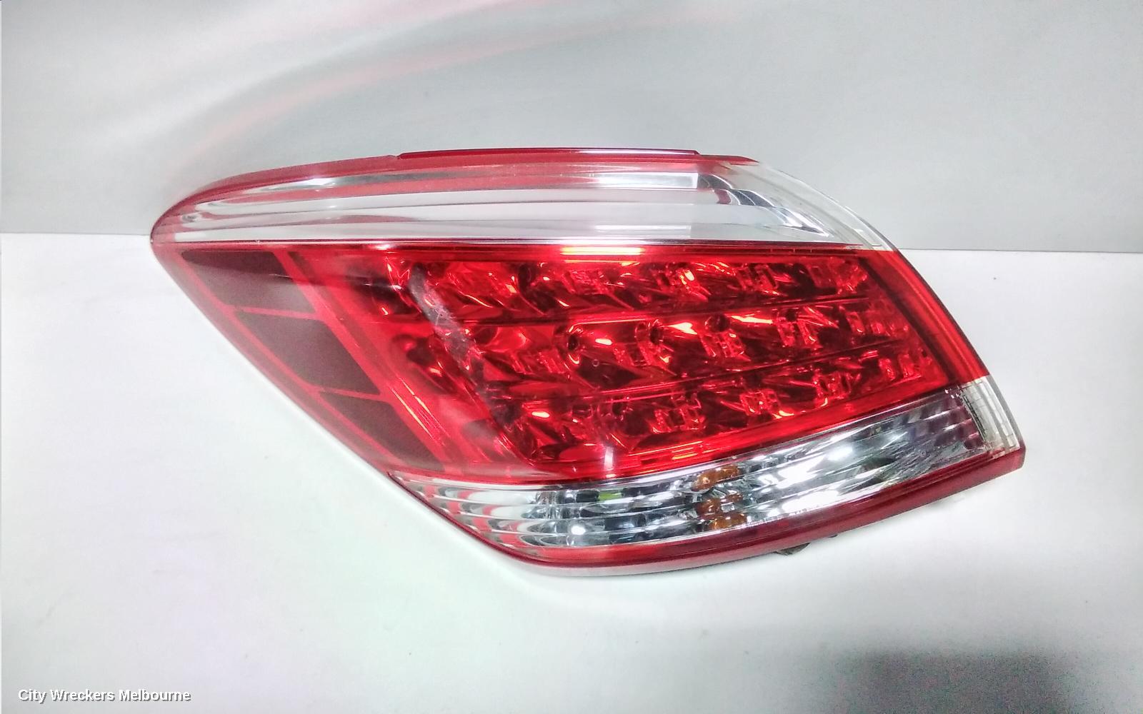 NISSAN MURANO LEFT TAILLIGHT, Z51, 09/2011 - 12/2014