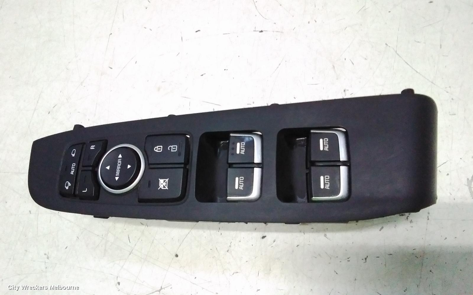 KIA SORENTO PWR DR WIND SWITCH, RH FRONT (MASTER SWITCH), UM, 03/2015 - 02/2020