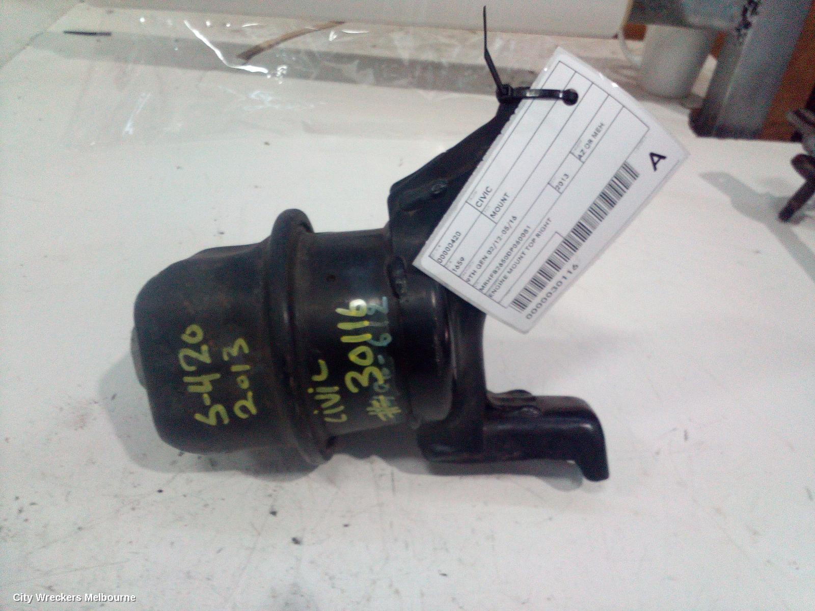 HONDA CIVIC MOUNT, 9TH GEN 02/2012 - 05/2016