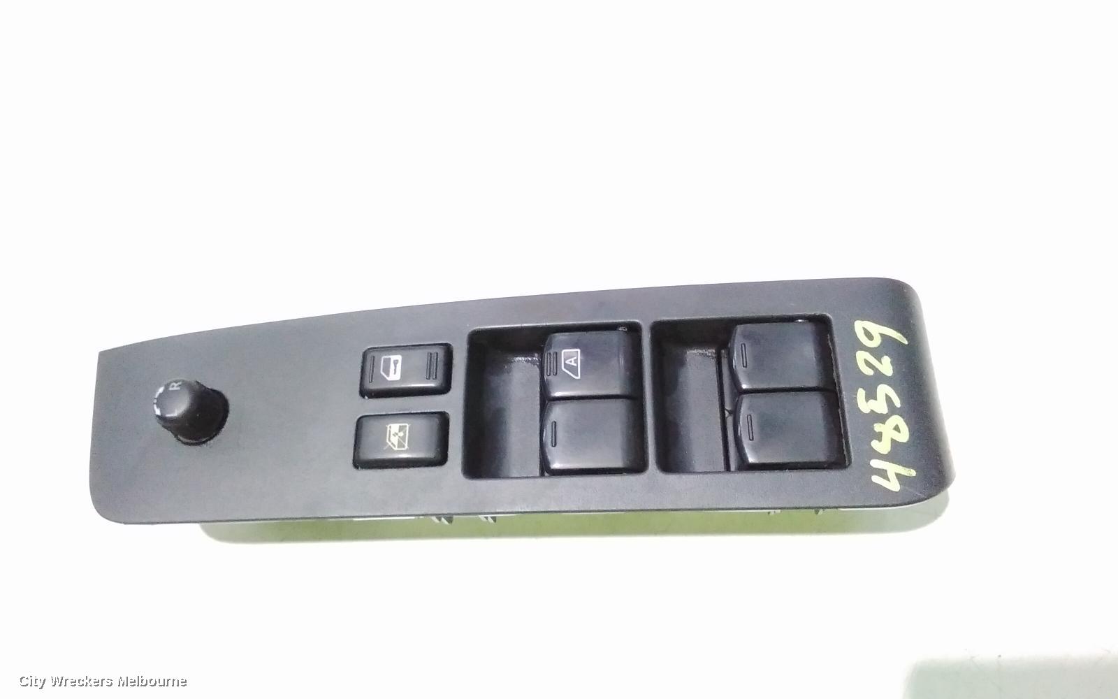 NISSAN XTRAIL PWR DR WIND SWITCH, RH FRONT (MASTER SWITCH), T31, 09/2007 - 12/2013
