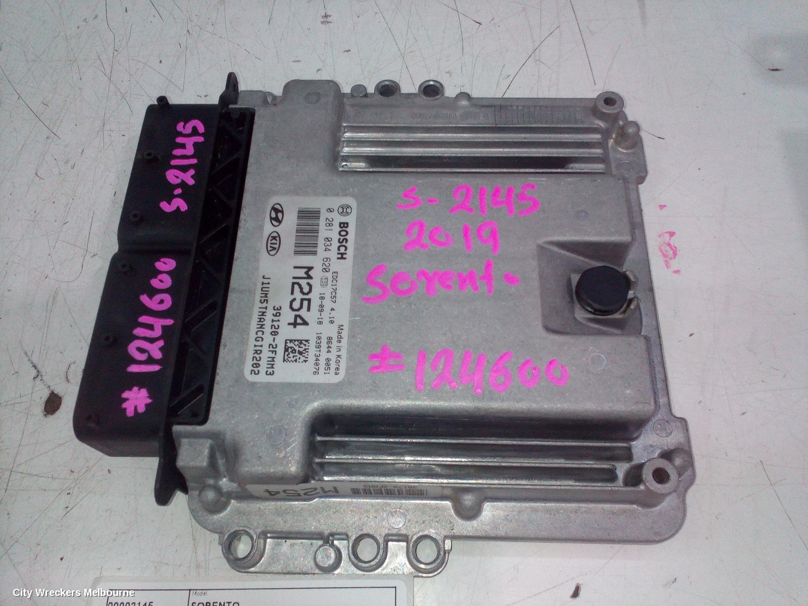 KIA SORENTO ECU, ENGINE ECU, 2.2, DIESEL, ECU ONLY, UM, 06/2015 - 01/2020