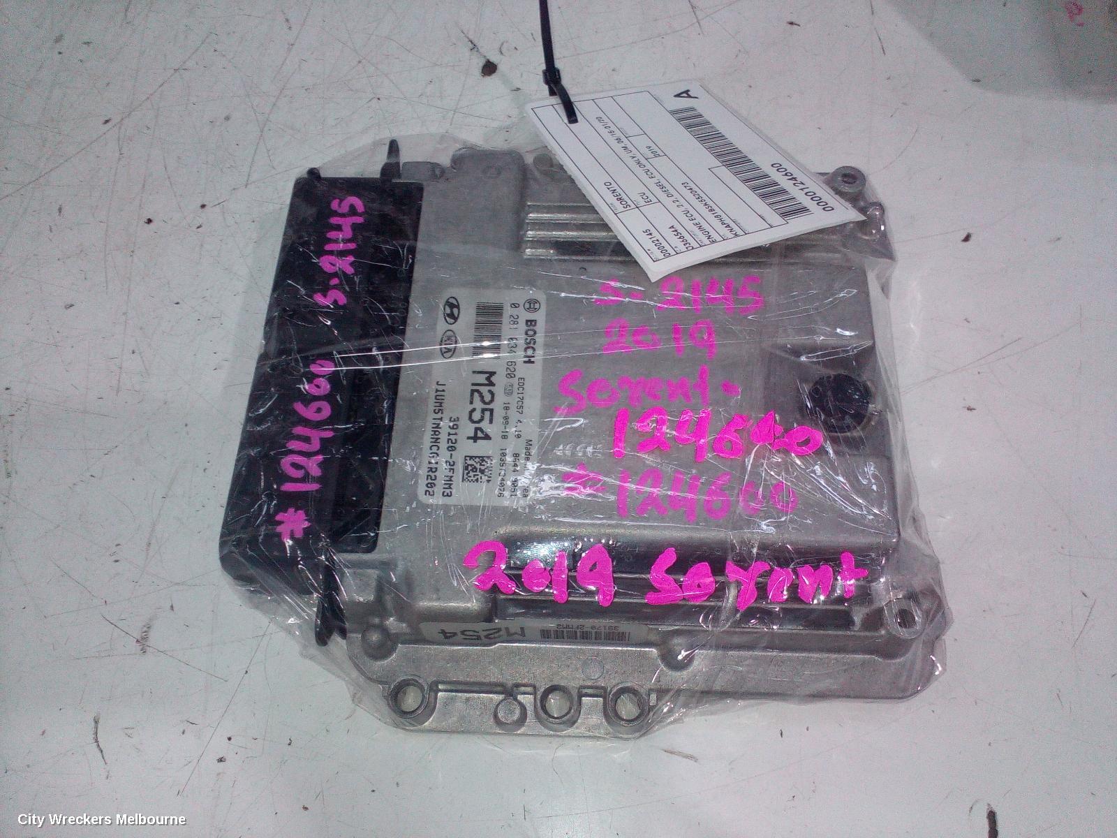 KIA SORENTO ECU, ENGINE ECU, 2.2, DIESEL, ECU ONLY, UM, 06/2015 - 01/2020